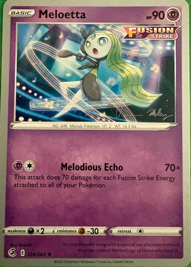 World Championships 2023 Meloetta [Vance-Kelley] Pokémon card